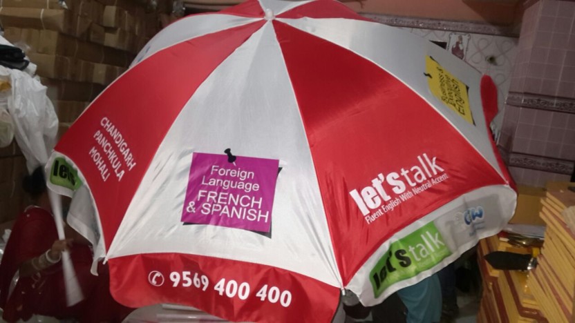 Promotional Umbrella Design - Lets Talk